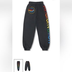 Aviator Nation kids Sz 14 unisex sweatpants charcoal grey